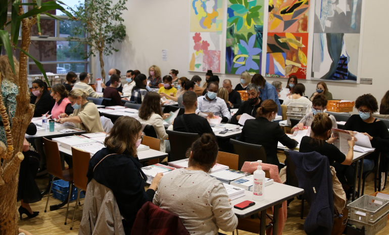 Trappes mise sous pli matériel électoral 2021